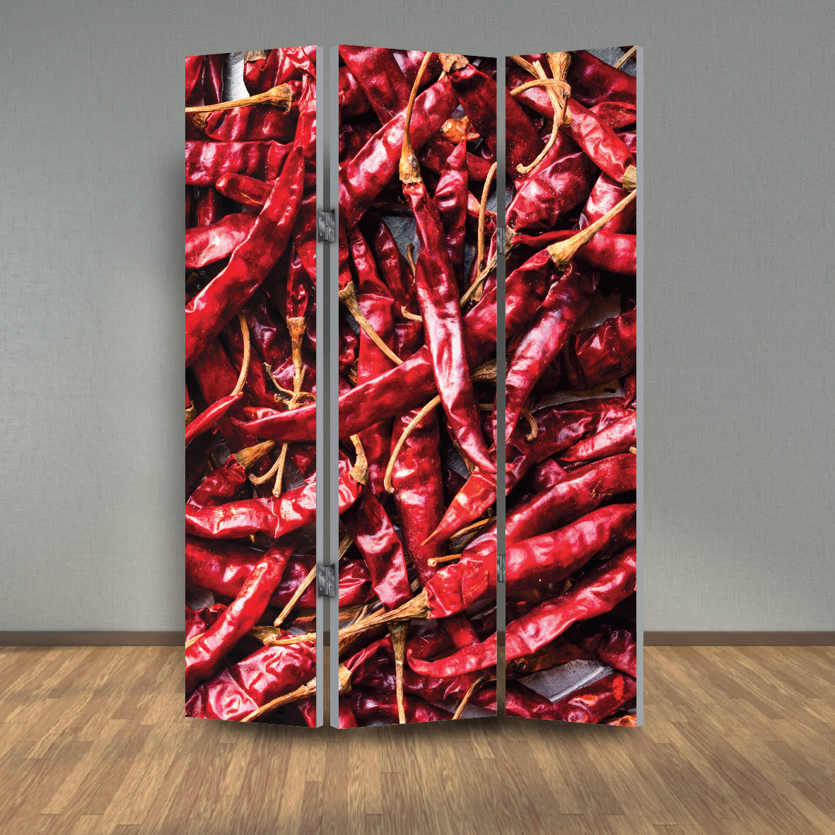 Παραβάν με Hot chilli peppers